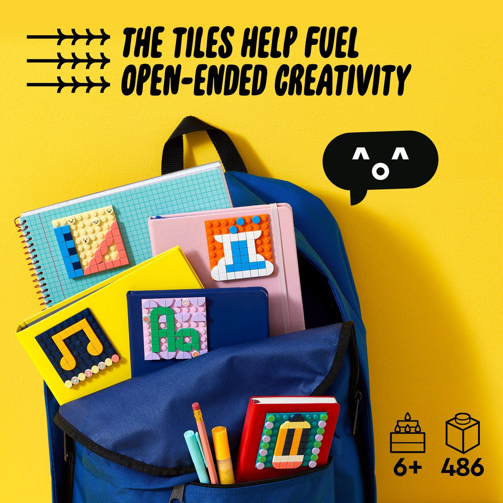 LEGO DOTS random decorated tiles spark surprise designs on any surface