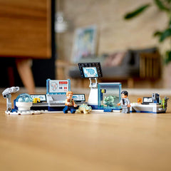 LEGO knock-down glass wall prompts quick, dramatic rescue play.