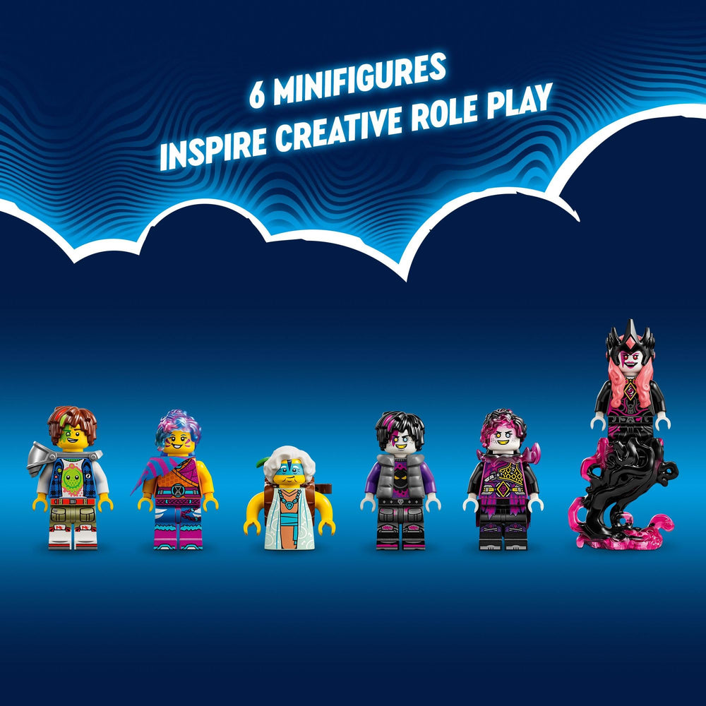 LEGO DreamZzz Castle Nocturnia library detail supports clue-driven imagination