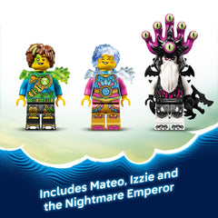LEGO DREAMZzz Fox Guardian Mech wings create airborne play moments and dramatic poses.