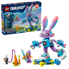 LEGO DREAMZzz Izzie and Bunchurro bunny assembly for imaginative play