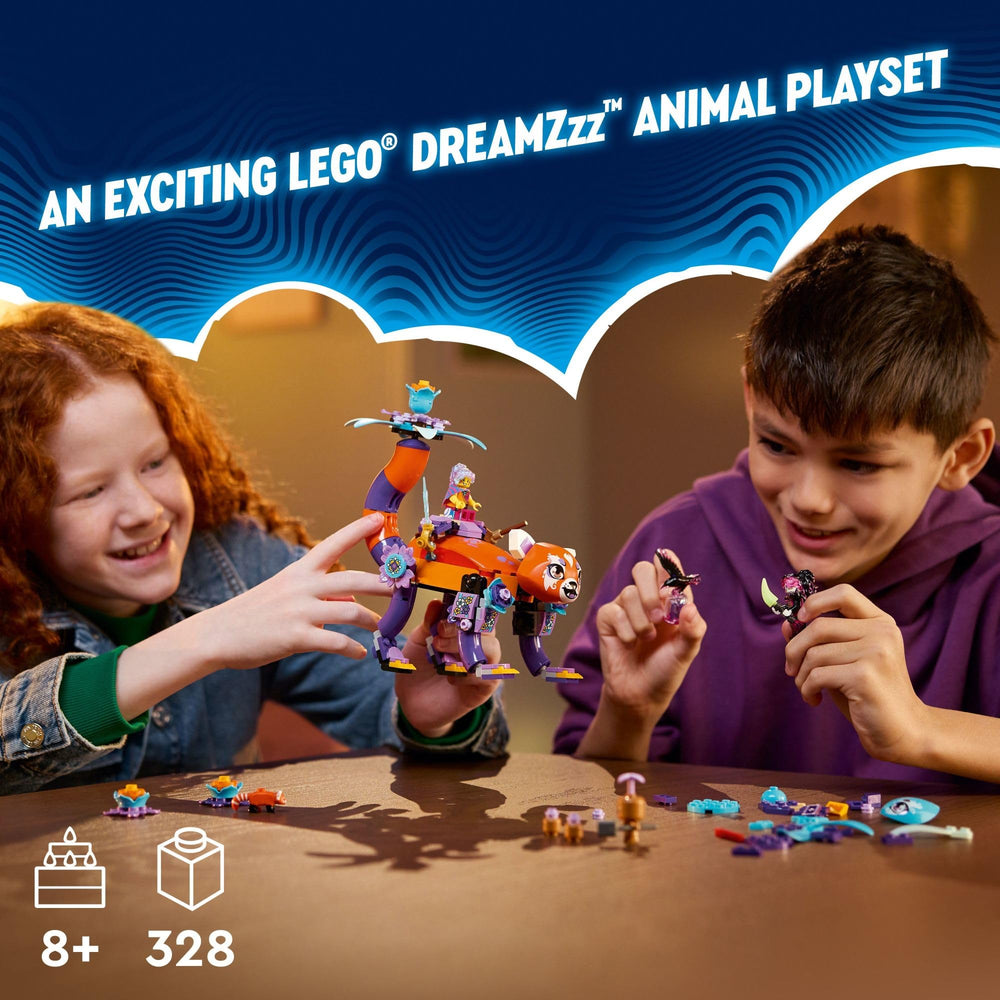LEGO DREAMZzz Izzie’s Dream Animals egg transforming into a bird for sky adventures