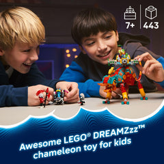 LEGO DREAMZzz Mateo's Fire Chameleon blaster turret for action-packed play