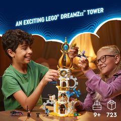 LEGO DREAMZzz Sandman's Tower fortress mode showcases a bold build for action-filled play.