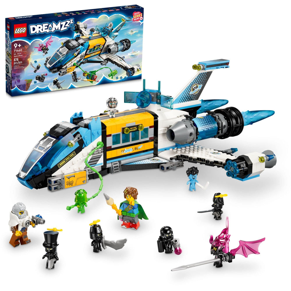 LEGO DREAMZzz Spacebus opening cockpit for easy access during imaginative missions.