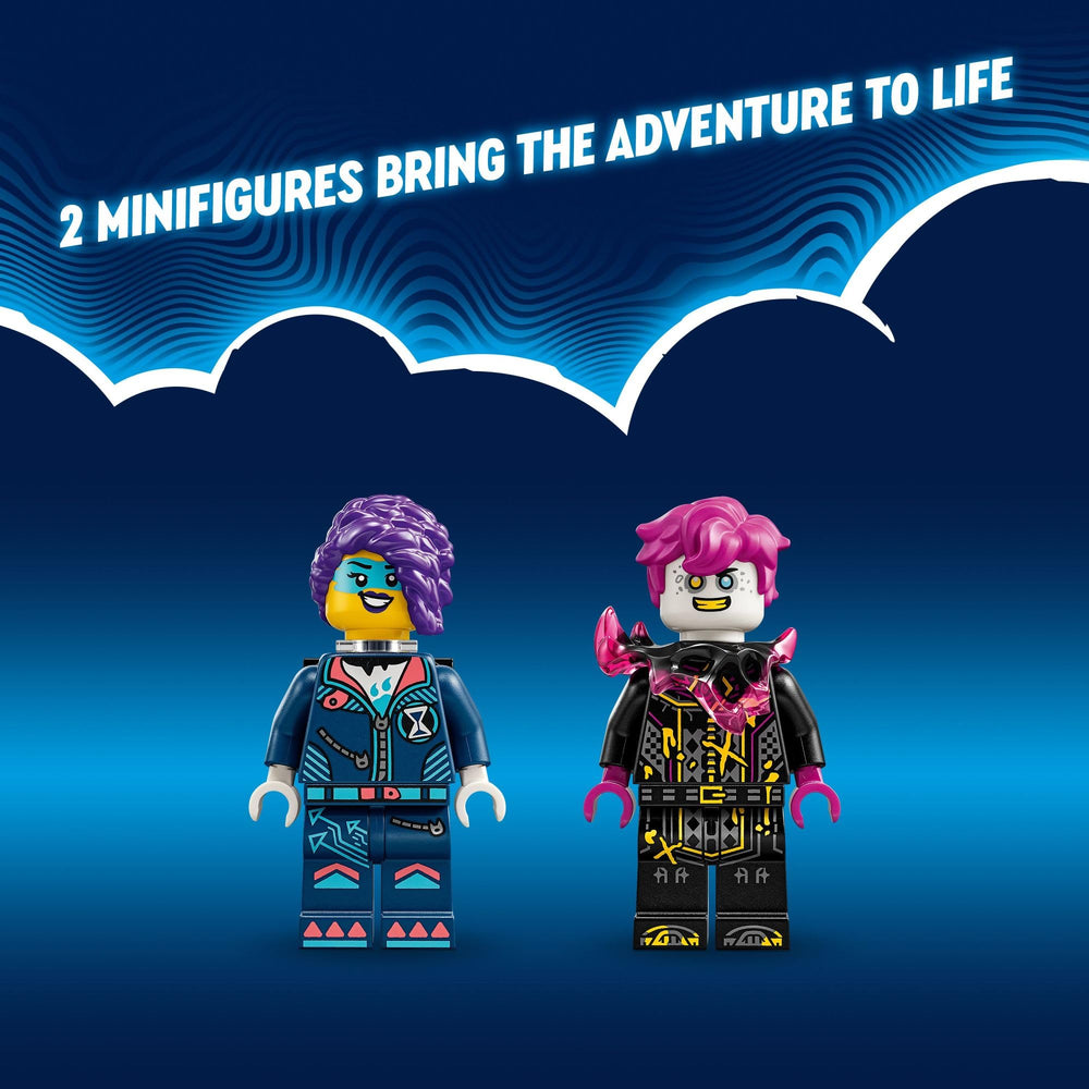 LEGO DREAMZzz story-led building instructions guide dual adventures.