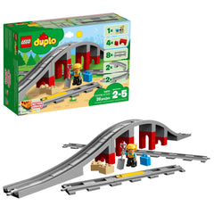 LEGO DUPLO 10872 train bridge for early builders and pretend play