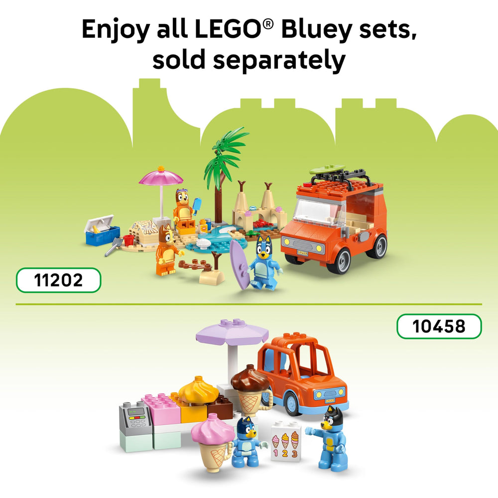LEGO DUPLO Bluey family house dimensions help with displayable play scenes.