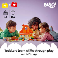 LEGO DUPLO Bluey opening windows invites interactive pretend play and storytelling.