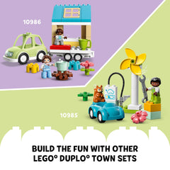 LEGO DUPLO Construction Site colorful scene inspires early building and imaginative play.