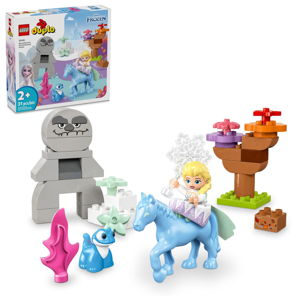 LEGO DUPLO Disney Elsa & Bruni Enchanted Forest build sparks imaginative play for toddlers.