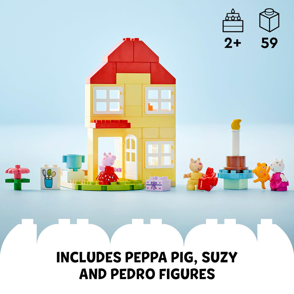 LEGO DUPLO Peppa Pig Birthday House bathroom with sink for pretend hygienic routines
