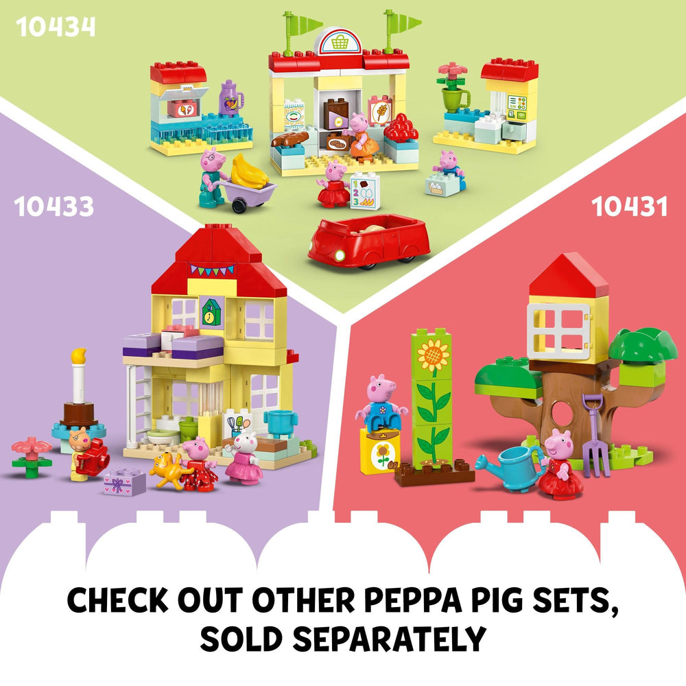 LEGO DUPLO Peppa Pig Boat Trip flippers support hands-on water play and coordination