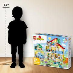 LEGO DUPLO Town 3-in-1 Family House seven included figures for role play