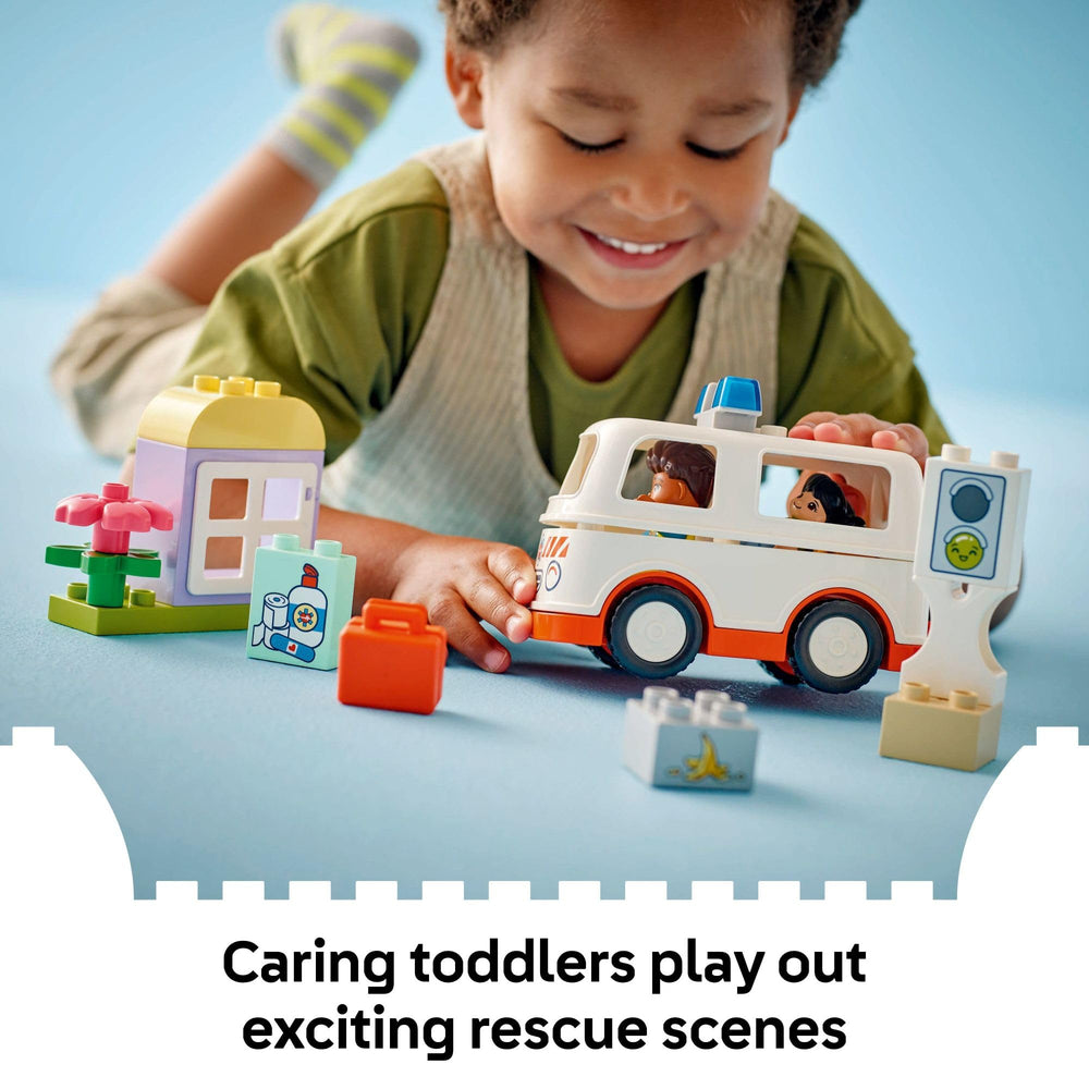 LEGO DUPLO paramedic figure enhancing empathetic role-play