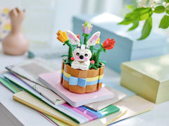 LEGO Easter Basket dimensions model demonstrates compact size ideal for collection displays