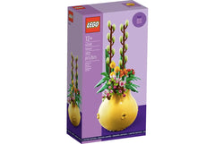 LEGO Flower Pot 40588 cherry blossom close-up highlighting brick detail and color