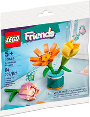 LEGO Friends 30634 Friendship Flowers front view, a vibrant bouquet for creative play