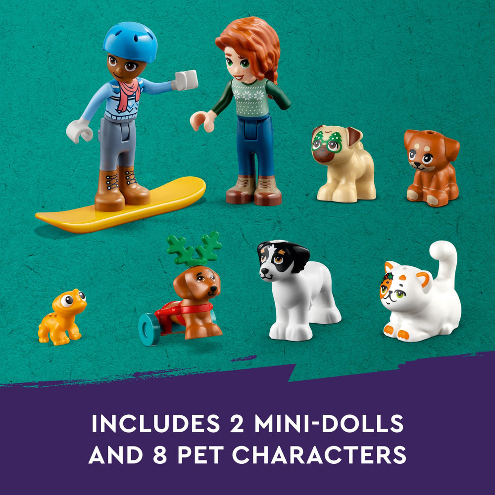 LEGO Friends Advent Calendar 41758 mini dolls and figures showcase daily collectables