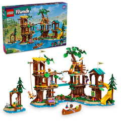 LEGO Friends Adventure Camp Tree House exterior promotes imaginative play