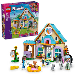 LEGO Friends Animal Hospital exam table scene for pretend vet visits