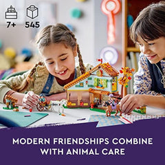 LEGO Friends Autumns Horse Stable two horses enabling caring role-play