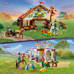 LEGO Friends Autumn's Horse Stable kitchen area invites cozy meal breaks