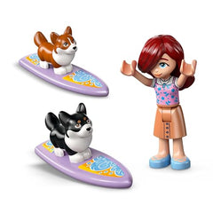 Lego Friends Beach Adventure land yacht display for imaginative travel play.