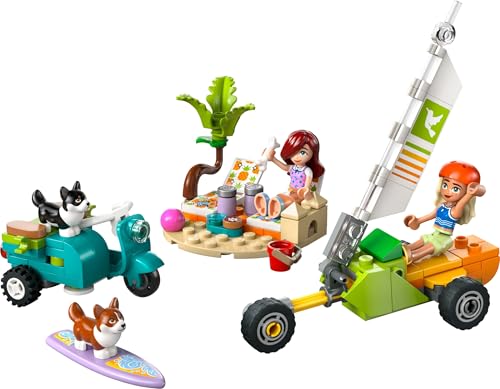 Lego Friends Beach Adventure scooter setup inspires breezy pretend trips.