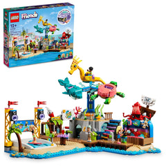 LEGO Friends Beach Amusement Park carousel: smooth rotation for dynamic storytelling