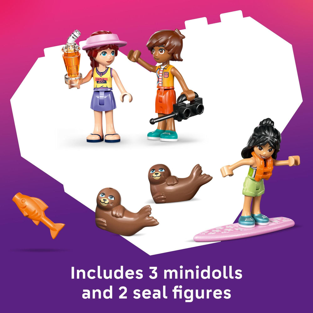 LEGO Friends Beach area sand with buried treasure for adventures