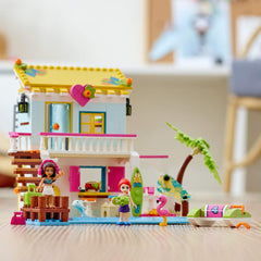 LEGO Friends Beach House 41428 bedroom with bunks and desk for nighttime stories