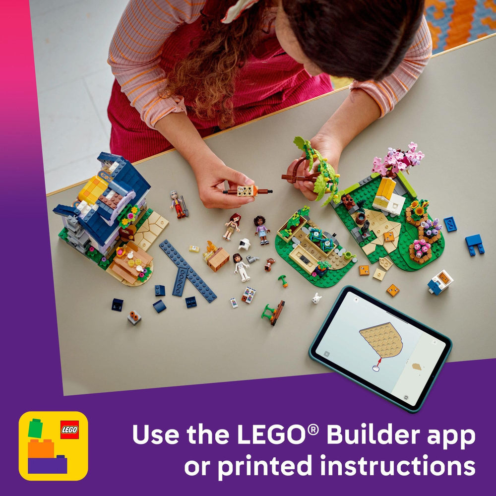 LEGO Friends Beekeepers’ House garden accessories for nurturing play