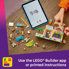LEGO Friends cash register checkout facilitates pretend purchases and money handling