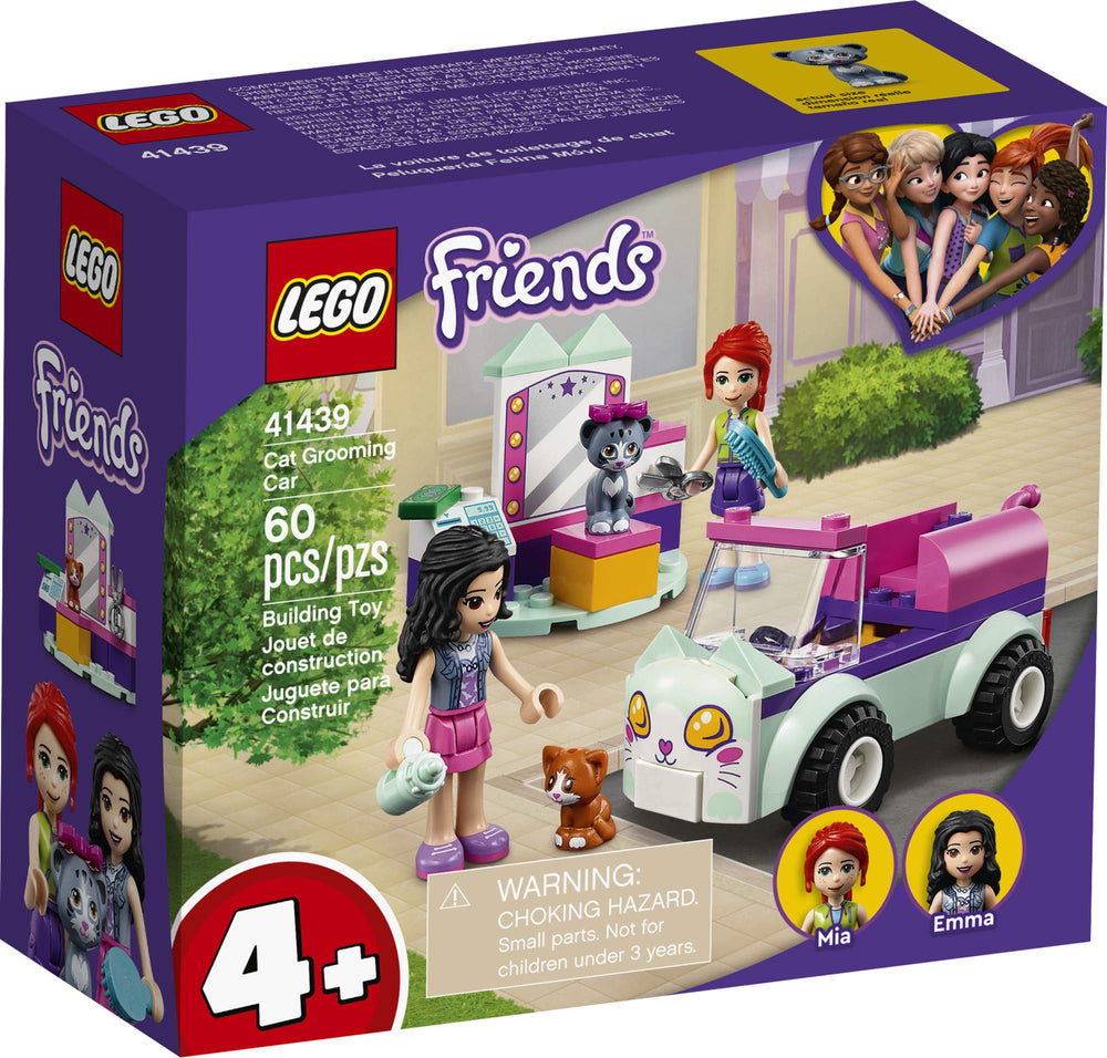 LEGO Friends cat biscuit accessory enhances pretend cat care moments