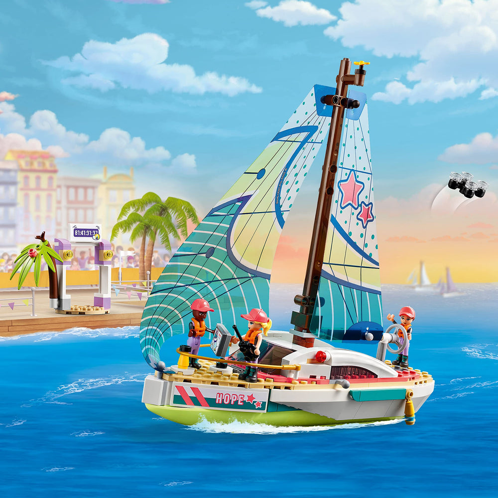 LEGO Friends drone with controller adds tech-enabled exploration moments.