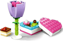 LEGO Friends 30411 heart-shaped box with tulip, ideal for gifting