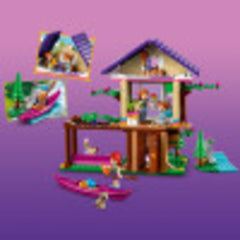 LEGO Friends Forest House 41679 kayak scene for extended river adventure play
