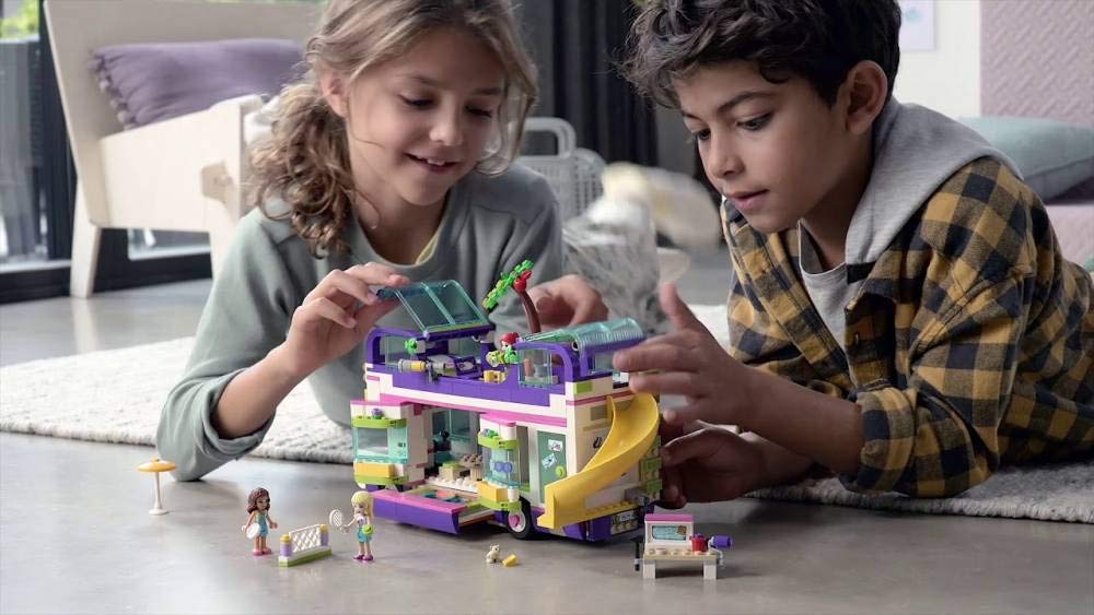 LEGO Friends Friendship Bus 41395 accessories help expand play scenarios.