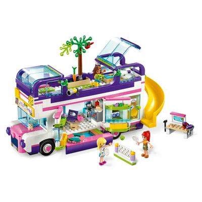 LEGO Friends Friendship Bus 41395 interior with bedrooms for cozy mini-doll downtime.