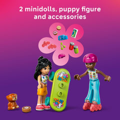 LEGO Friends cooler transforming into a picnic table for snack breaks.