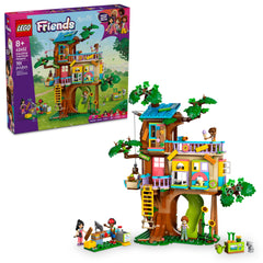LEGO Friends Friendship Tree House Hangout front view invites imaginative play