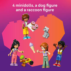 LEGO Friends workbench with tools for kid-friendly building projects