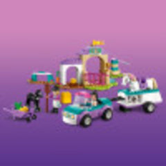 LEGO Friends grooming kit and jumps prompts pretend-care activities