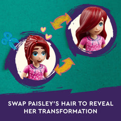 LEGO Friends Hair Salon gumball machine and decor for playful moments