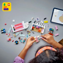 LEGO Friends hairbrush for quick, playful grooming moments in pretend shop