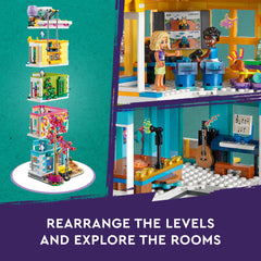 LEGO Friends Heartlake City Community Center art studio with Liann for creative crafting.