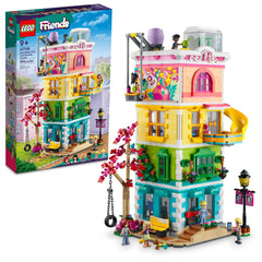 LEGO Friends Heartlake City Community Center front view for creative play and storytelling.