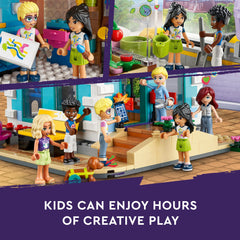 LEGO Friends Heartlake City Community Center recording studio with Olly for storytelling.