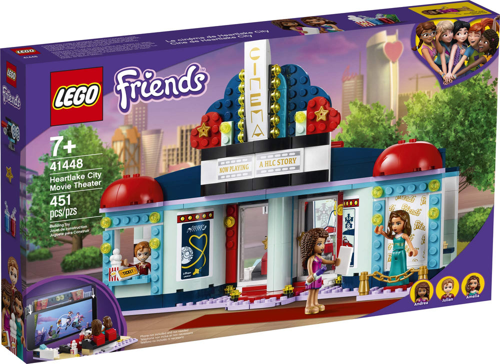 LEGO Friends Heartlake City Movie Theater movie projector sparks storytelling